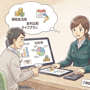 STEP 03 資金計画・ローン相談のイメージ